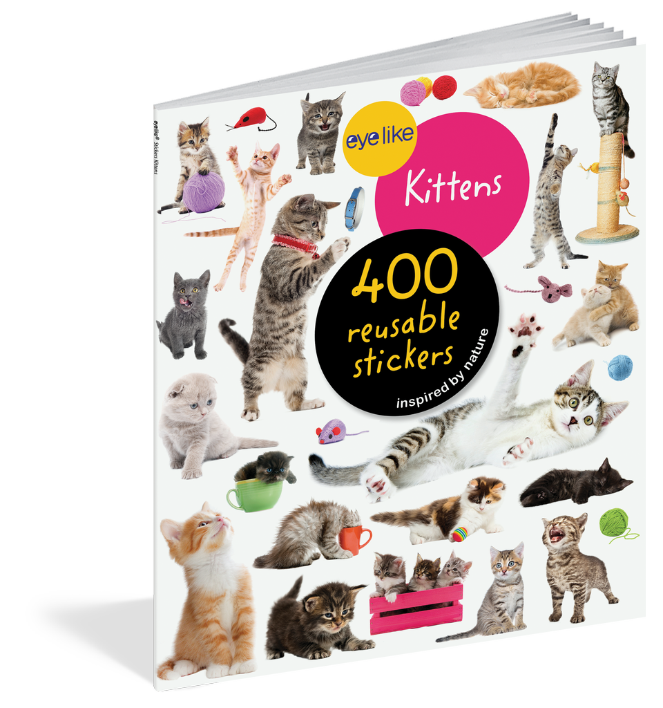 Eyelike Kittens 400 Reusable Stickers Inspired By Nature